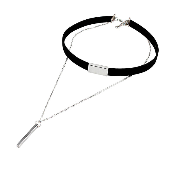 Suede Choker x Pendant