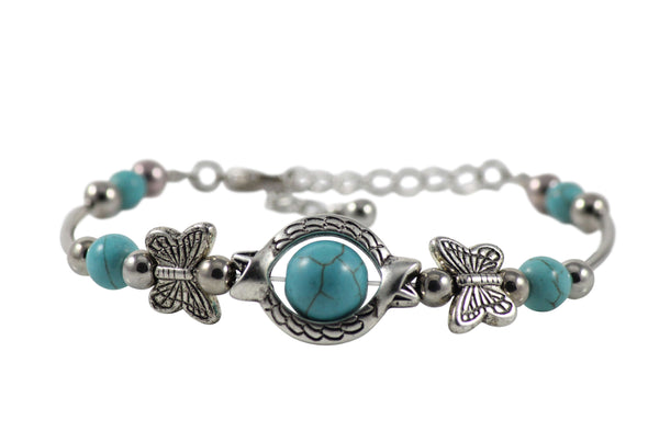 Silver Bangle x Charms