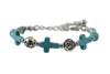 Silver Bangle x Charms