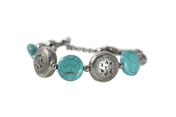 Silver Bangle x Charms
